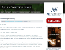 Tablet Screenshot of allenwhite.org